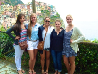 Cinque Terre, Italy with my friends from my study abroad trip.